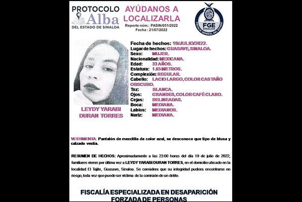 El cuerpo de Leydy, mamá de 3 niñas, es hallado tras 5 días desaparecida en Sonora