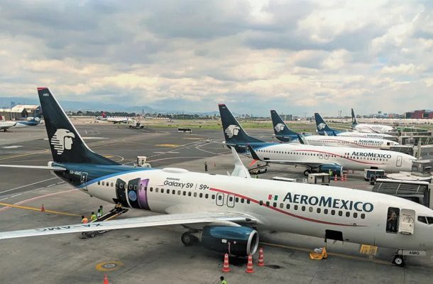 Aeroméxico cancela vuelos Cancún y Villahermosa desde el AIFA