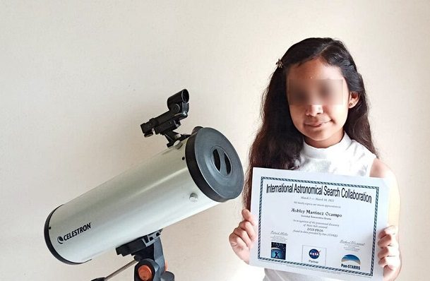 Niña mexicana de 11 años descubre un asteroide y podrá ponerle su nombre