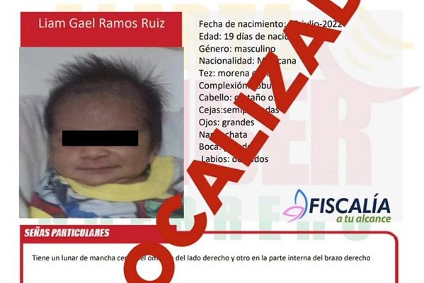 Hallan con vida a bebé robado en Acapulco; hay una mujer detenida