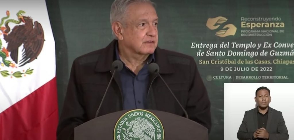 AMLO dice no a la reelección en Chiapas