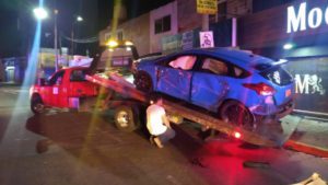 Automovilista ebrio atropella a dos personas en Cholula, Puebla #VIDEO