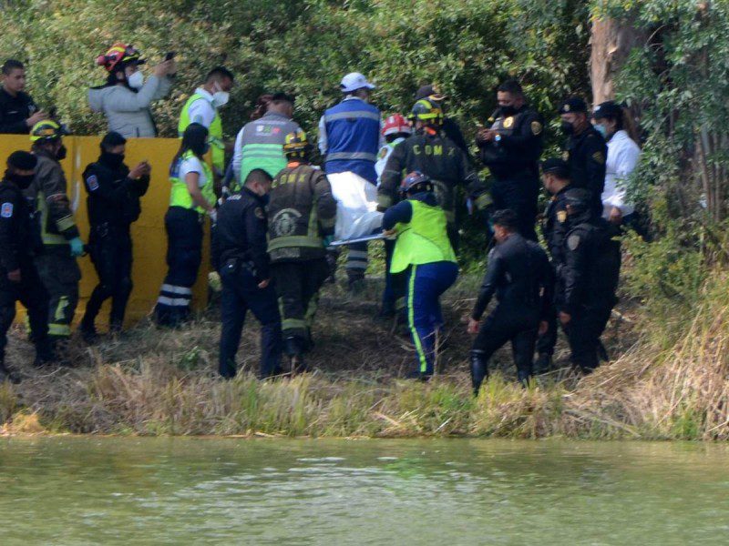 Cadáver de un hombre hallado en el canal de Cuemanco