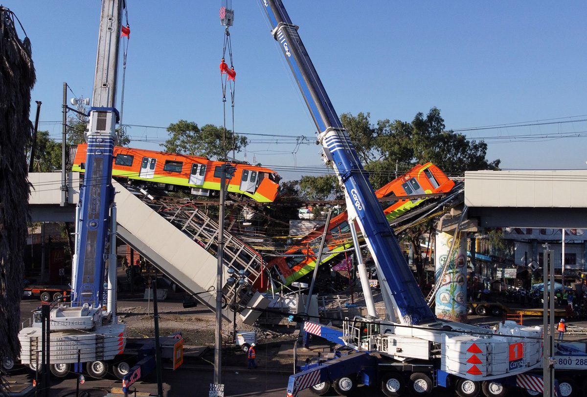 Desplome de la Línea 12 del Metro