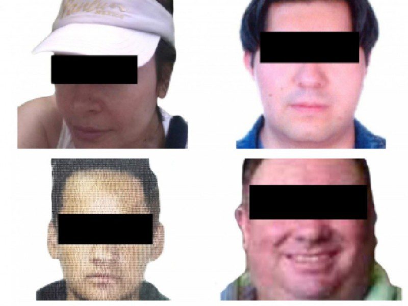 Integrantes de una red de trata de personas