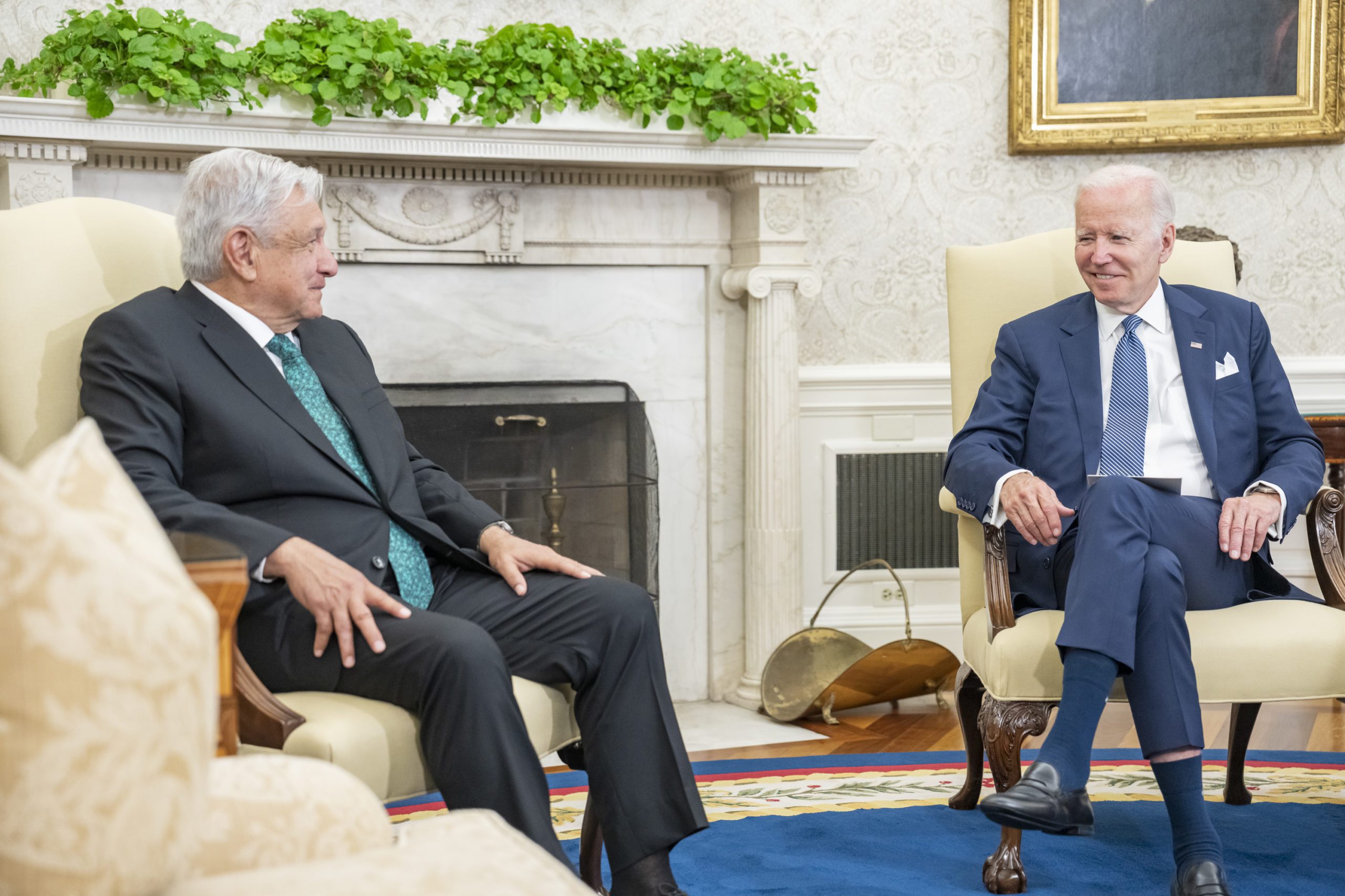 López Obrador y Joe Biden