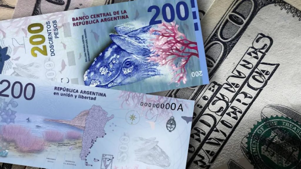 Peso argentino ante el dólar