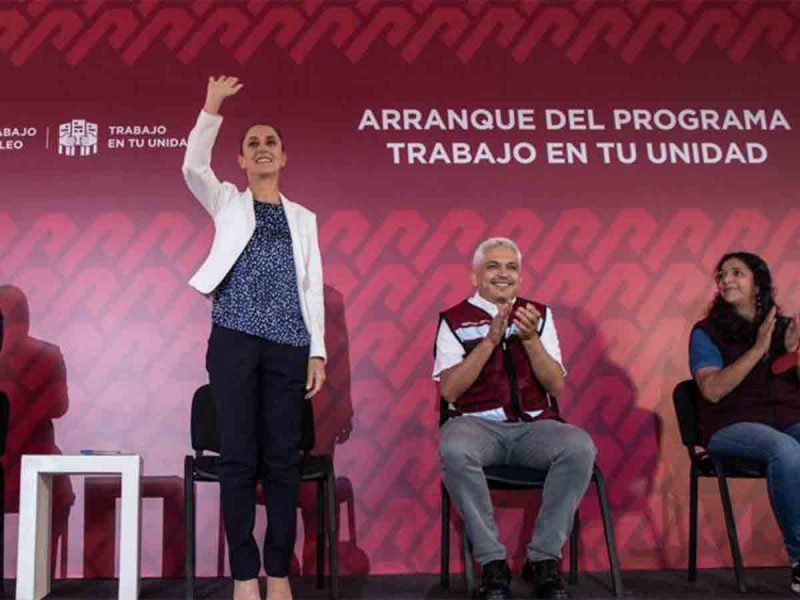 Programa de empleo temporal 'Trabajo en tu Unidad' en la CDMX