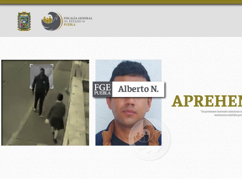 Sujeto detenido por atacar sexualmente a una niña en Puebla