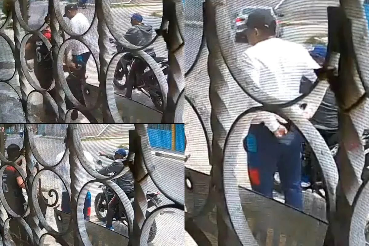 Sujetos en moto asaltan a dos jóvenes en Valle de Chalco