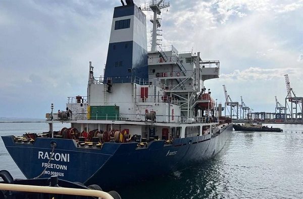Zarpa el primer barco con grano ucraniano desde el inicio de la guerra
