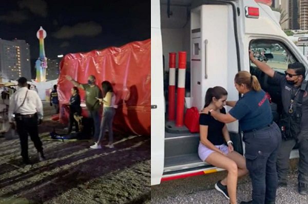 Se viraliza juego mecánico en feria en NL donde "firmas tu muerte" #VIDEOS