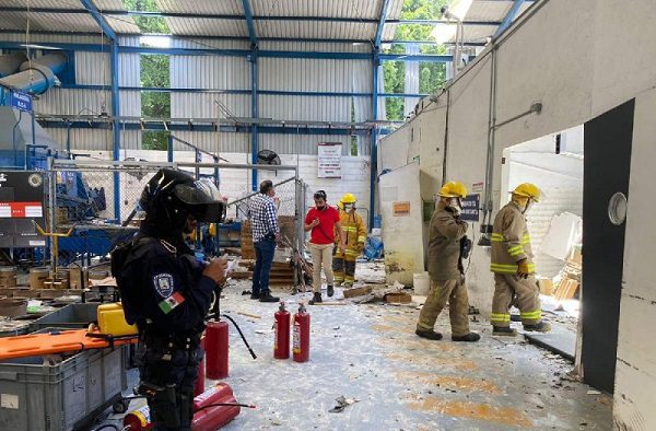 Autoridades confirman 6 heridos por explosión en Industrias Tecnos de Ahuatepec, Morelos