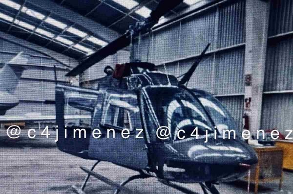 Habría sido robado un helicóptero de hangar en el AICM