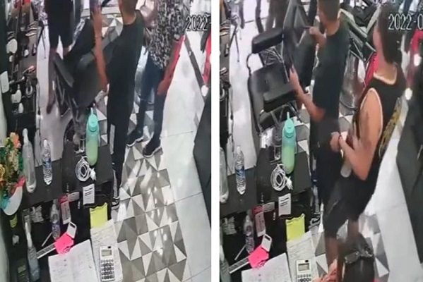 Hombres armados exigen “derecho de piso” en barbería en Quintana Roo #VIDEO