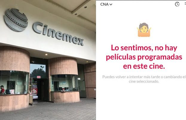 Cinemex del CNA anuncia el cierra de sus puertas a los cinéfilos