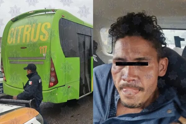 Sujeto se roba camión de pasajeros en CDMX y los persiguen hasta Edomex #VIDEO