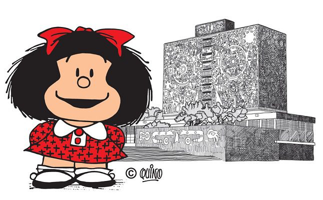 La exposición 'Mafalda: Miradas a ‘lo femenino’' llega a la UNAM