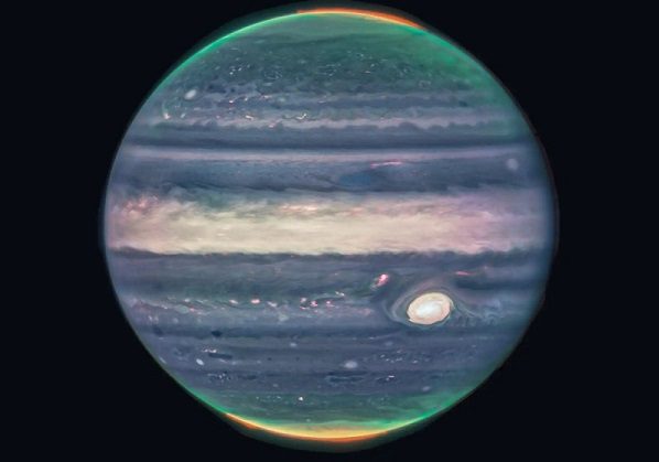 El Telescopio James Webb capta impresionantes auroras de Júpiter