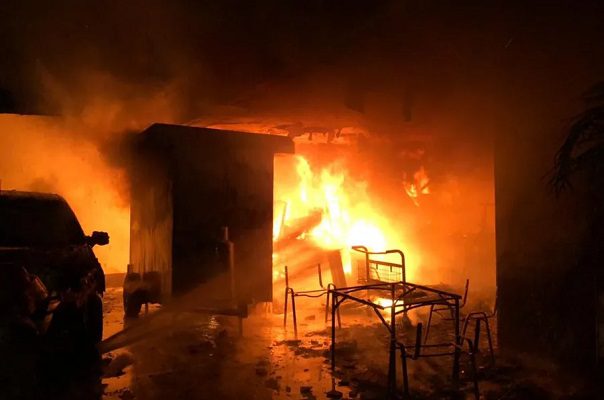 Se quema por completo la casa del secretario de Educación en Tamaulipas