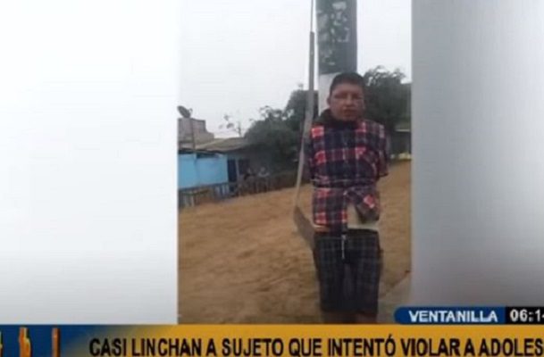 Padre intenta linchar a agresor de su hija de 12 años, en Perú #VIDEO
