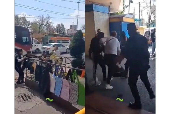 'Farderas' se pelean con elementos de seguridad #VIDEO