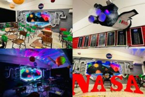 ‘El Profe Chido’ sorprende a alumnos en NL con aula temática de la NASA