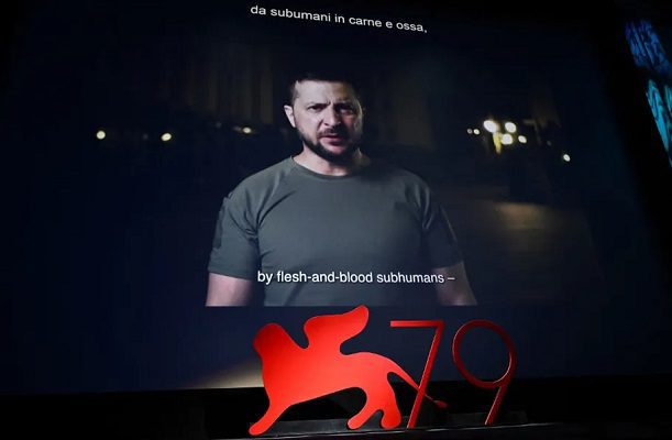 Zelenski apertura el Festival de Cine de Venecia con un contundente mensaje sobre la guerra