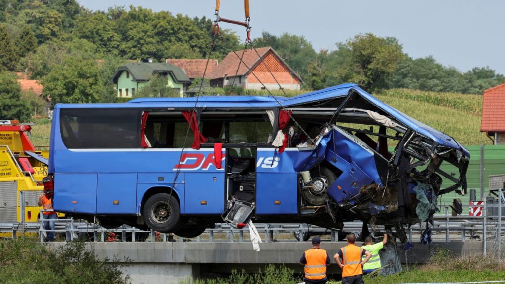 Accidente de autobús en Croacia