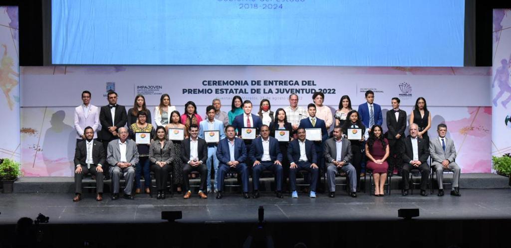 Ceremonia del Premio Estatal de la Juventud 2022