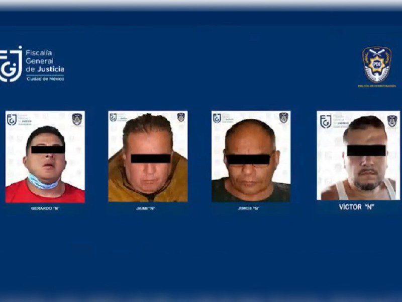 Cuatro integrantes de Los Rodolfos detenidos