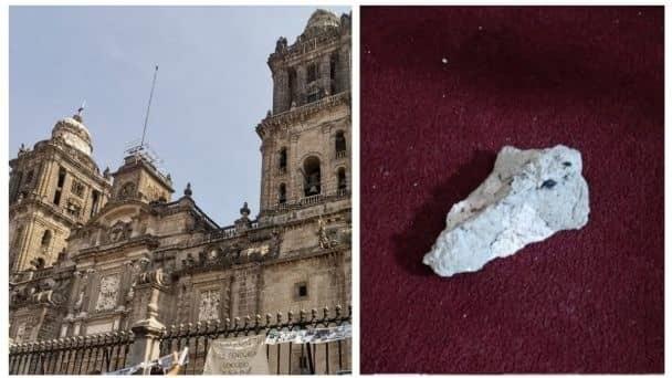 Cúpula de la Catedral Metropolitana presenta daños tras el sismo de hoy