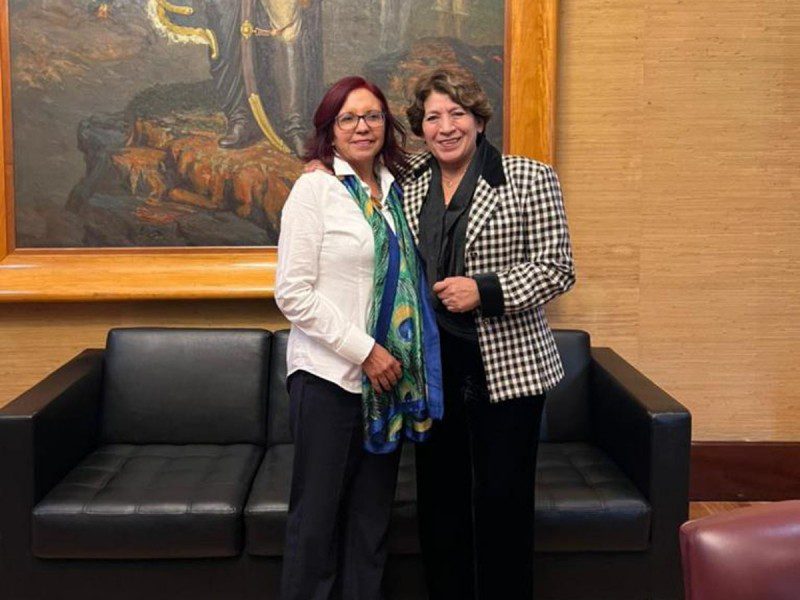 Delfina Gómez y Leticia Ramírez