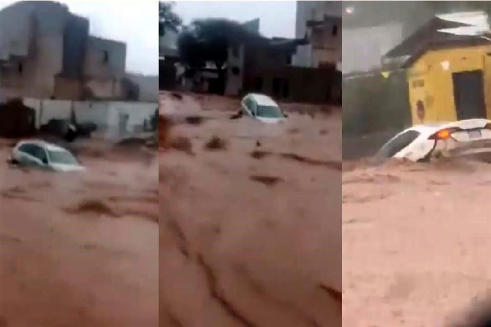 Fuerte tormenta en Nogales, Sonora, causa inundaciones