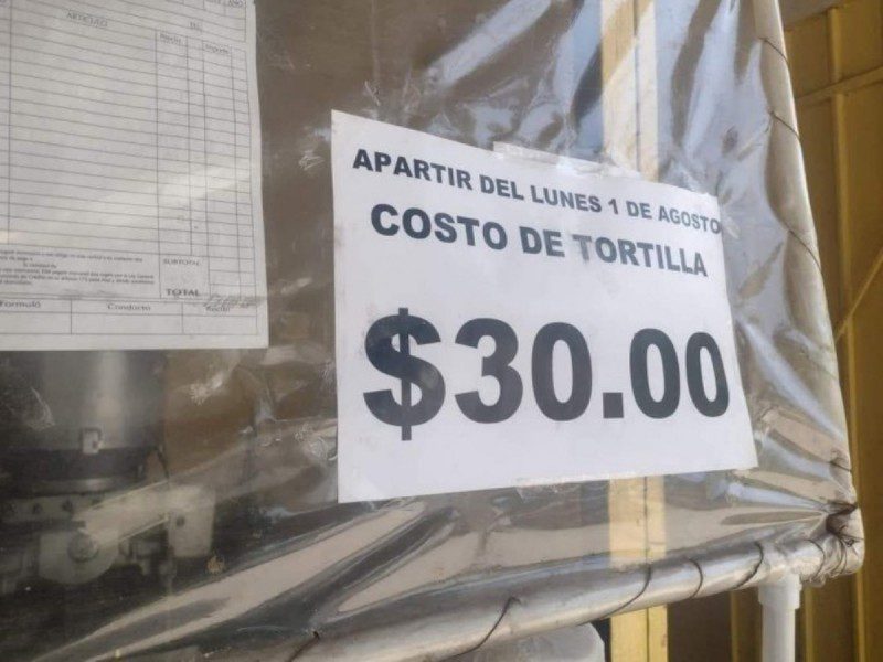 Kilo de tortilla a 30 pesos en Veracruz