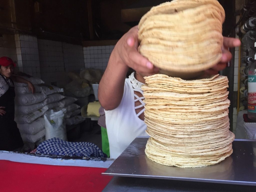 Kilo de tortilla en Sinaloa