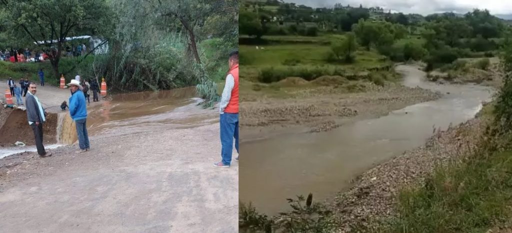 Madre e hija mueren al ser arrastradas por un arroyo en Oaxaca