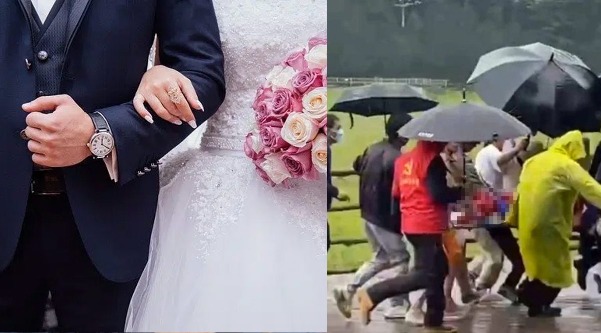 Rayo mata a un novio el día de su boda