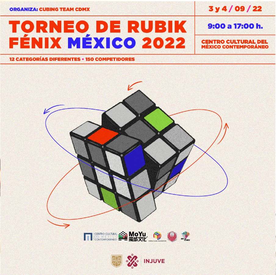 Torneo de cubo Rubik “Fénix México 2022”