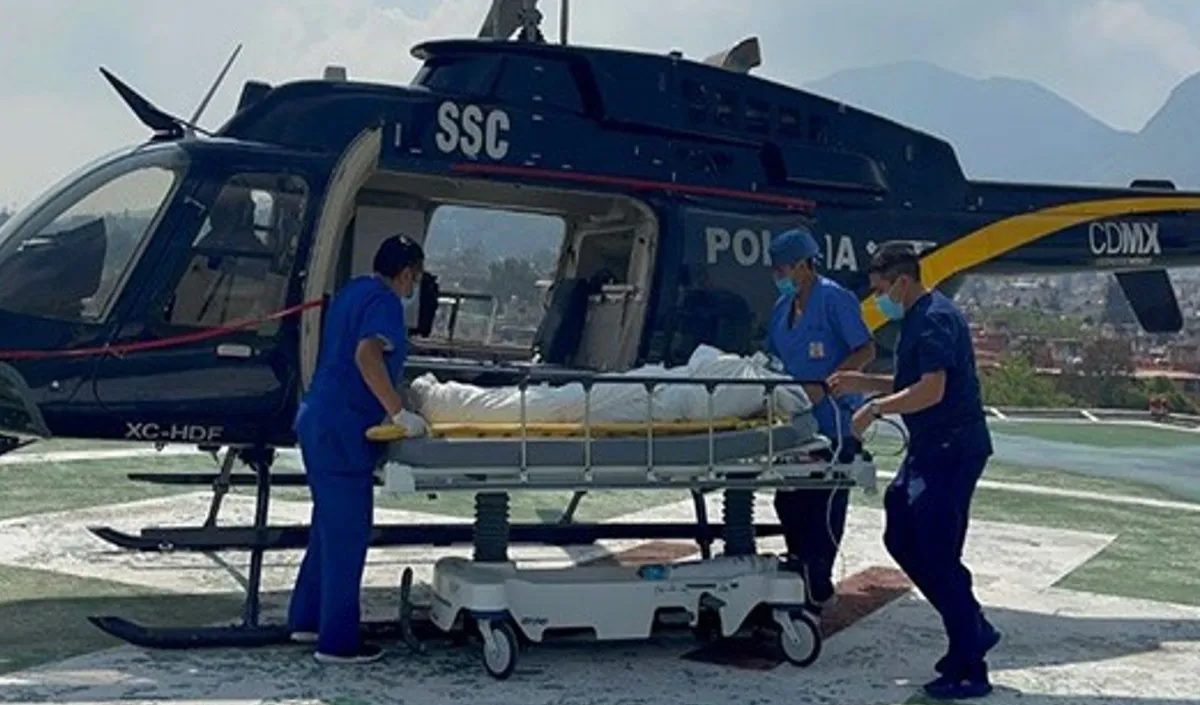 Trasladan a hombre en situación de calle tras sufrir quemaduras por una descarga eléctrica