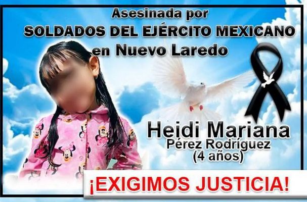 Niña de 4 años muere en enfrentamiento del Ejército contra crimen organizado