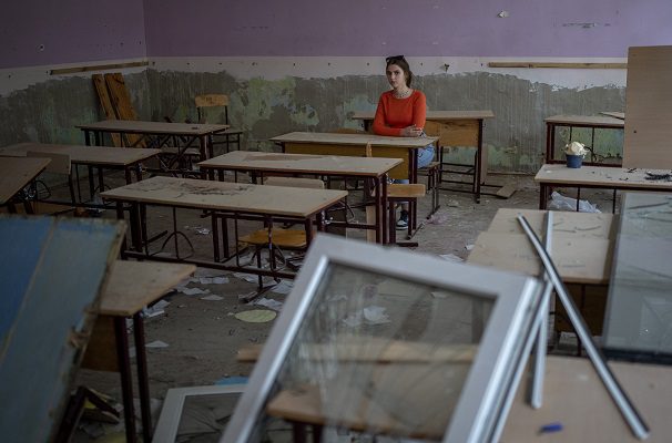 Reabren las escuelas en Ucrania tras seis meses de la invasión rusa