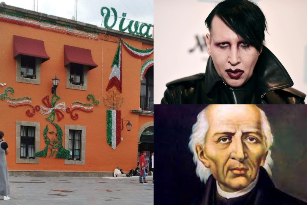 Se viraliza adorno patrio de Miguel Hidalgo parecido a Marilyn Manson