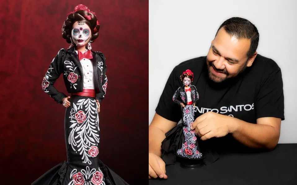 Barbie vuelve con edición Día de los muertos, creada por diseñador mexicano