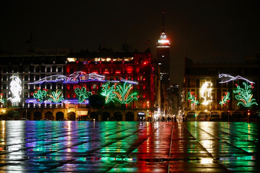 Así se vivió el alumbrado oficial del decorativo del Grito de Independencia 2022 en CDMX