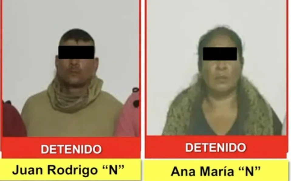 Cae en CDMX pareja por la muerte una niña de 8 años en Pesquería, NL