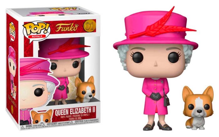 La reina Isabel II ya tiene un 'funko' y viene con todo y corgi