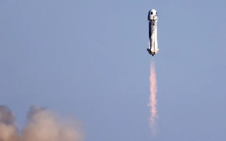Falla lanzamiento de cohete no tripulado de Blue Origin en pleno vuelo #VIDEO