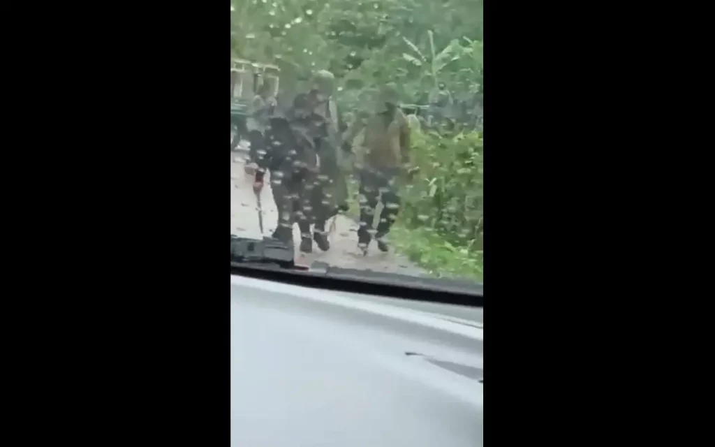 Civiles armados retuvieron a soldado en Chenalhó, Chiapas #VIDEO