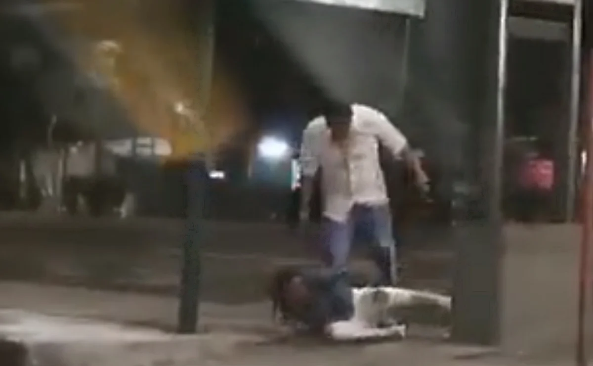 Cae sujeto que golpeó brutalmente a mujer en Santa María la Ribera #VIDEO